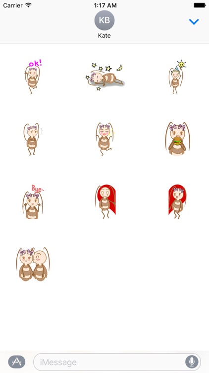 Funny Cockroachs Stickers