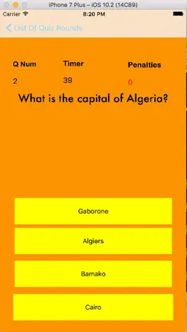 Game screenshot African Capitals Trivia hack