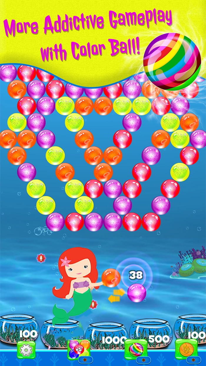 Bubble shooter Sea Animals