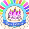 Birthday Sticker - Birthday Wishes in New Style
