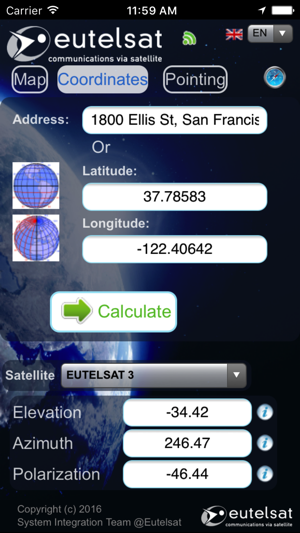 Eutelsat satellite finder(圖2)-速報App