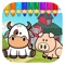 Toddler Coloring Page Pep Pig And Cow Version