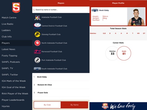 The SANFL App screenshot 3