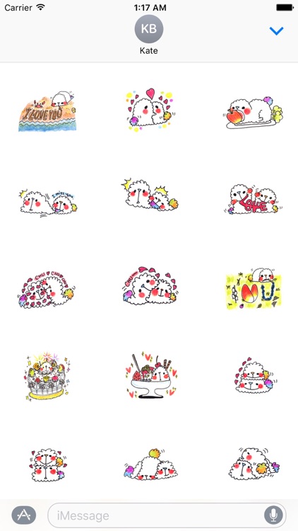 Lovely Pair Of Dogs Stickers
