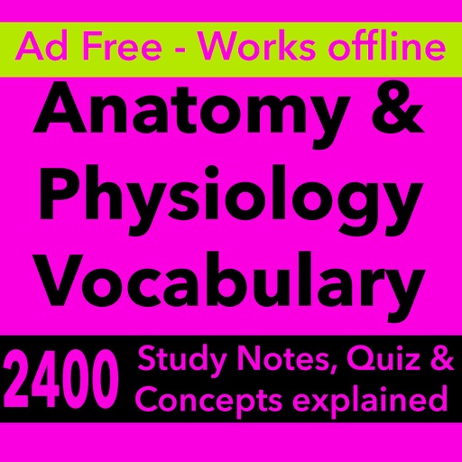 Anatomy & Physiology Vocabulary : Exam Review App Icon