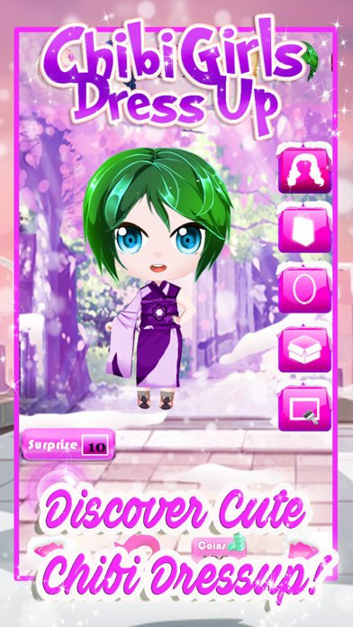 Screenshot #1 pour Chibi Anime Avatar Maker Girls Games For Kids Free