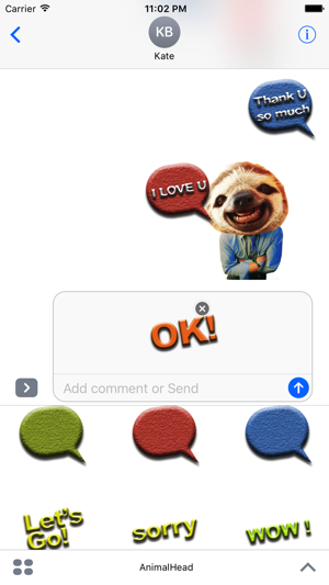 AnimalHead - 大頭動物貼圖Message icon(圖4)-速報App