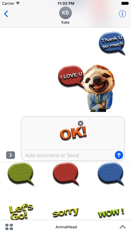 AnimalHead - Message icon screenshot-3