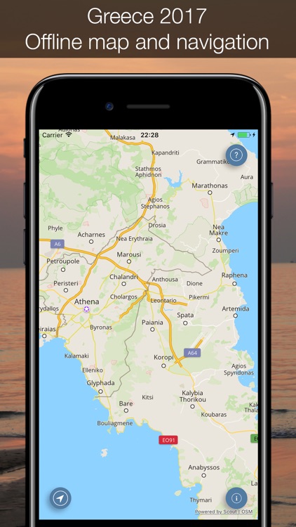 Greece 2017 — offline map and navigation!