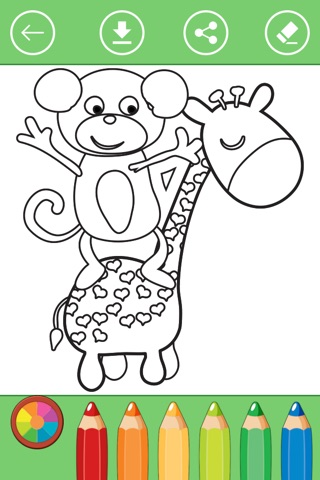 Animal, zoo coloring book: Learn to color for kids screenshot 2