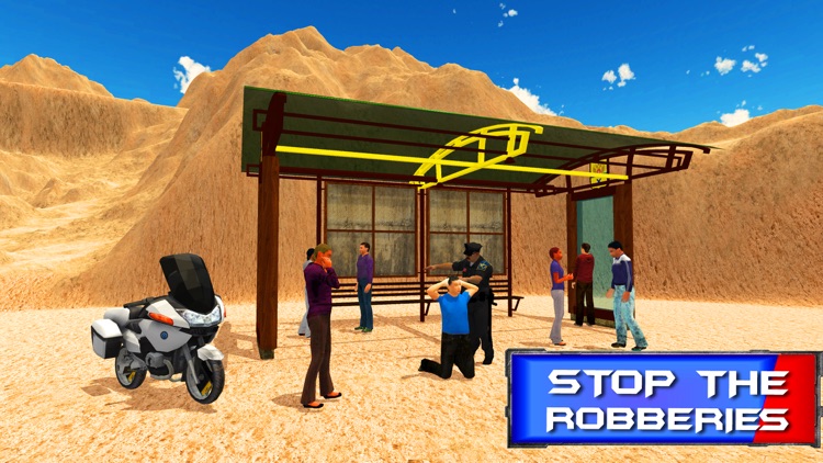 Hill Police Bike Driving & Motorcycle Riding Sim screenshot-3