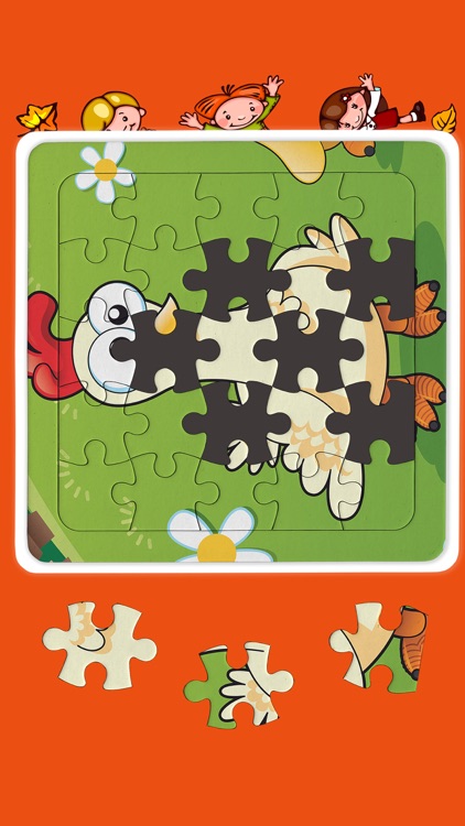 Farm animals puzzle & jigsaw games for toddlers