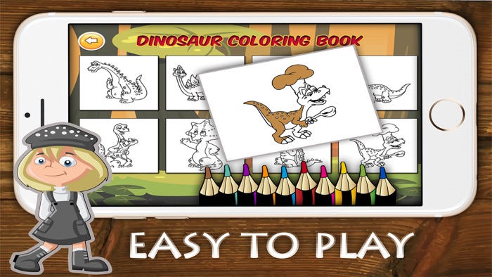 dinosaur coloring book  jeux pour enfants 3-5 ans