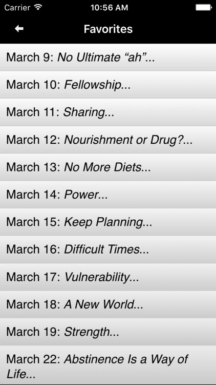 Food for Thought: Daily Meditations for Overeaters screenshot-3