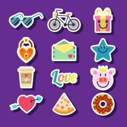 Assortment Colorful Stickers - TOP NEW 2017