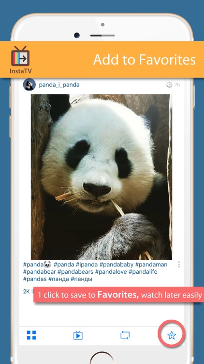 InstaTV - autoplay and repost your favorite posts