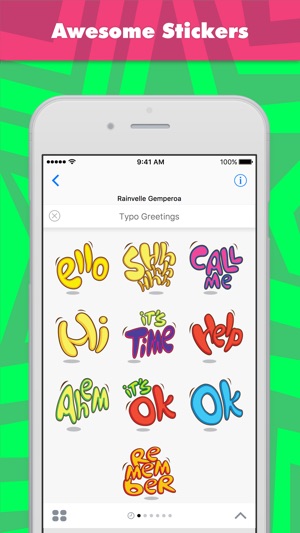 Typo Greetings stickers by rain(圖1)-速報App