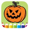 Pumpkin Coloring Book Game For Kids Edition