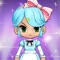 dress-up girls anime games, is a game for girls and toddlers where the child can dressup a character