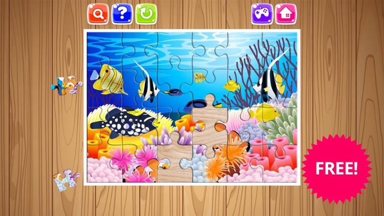 Toddler Game And Fish Puzzle For Kids Age 1 2 3