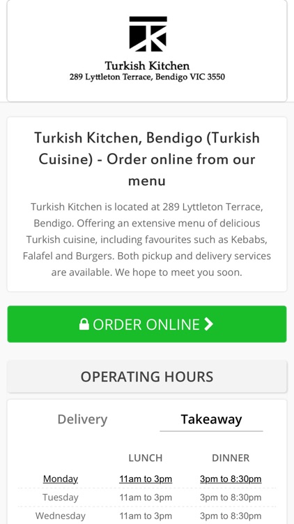 Turkish Kitchen