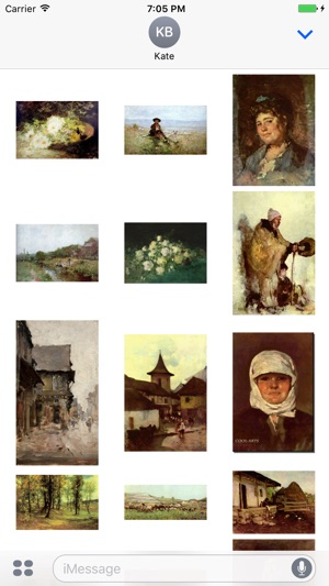 Nicolae Grigorescu Artworks Stickers(圖2)-速報App