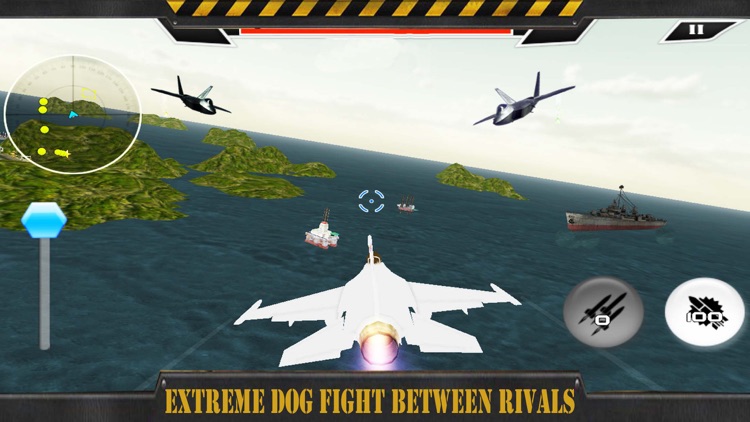 F16 vs F18 - Anti Aircraft Carrier Combat Flurry screenshot-3