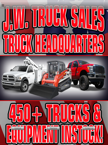JW Truck Sales App - náhled