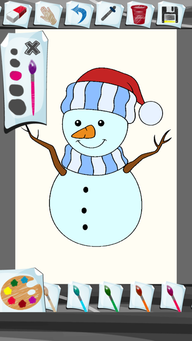 How to cancel & delete Snowman Coloring Book from iphone & ipad 4