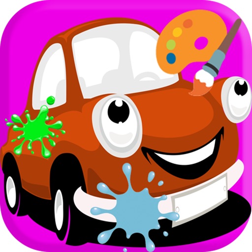 Coloring Game The Car For Baby iOS App