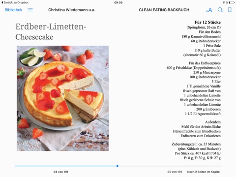 clean eating das backbuch von christina wiedemann in apple books screenshot 4