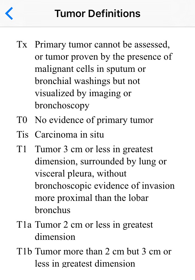 Lung Cancer Stage screenshot 2