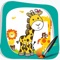 Giraffe Kids Coloring Best Version