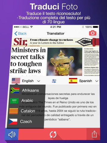 Translate Photo - OCR Camera Scanner & Translator screenshot 3