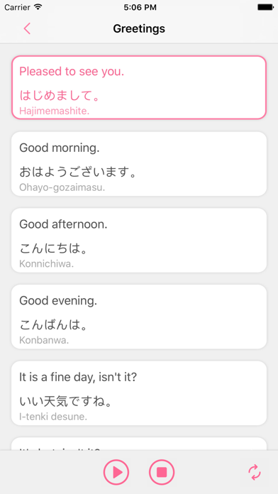 Learn Japanese - Learn to Speak Japanese in Pocket screenshot 2