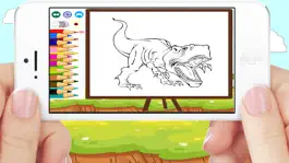 Game screenshot Книжка-раскраска Динозавры T Rex Games For Kids hack