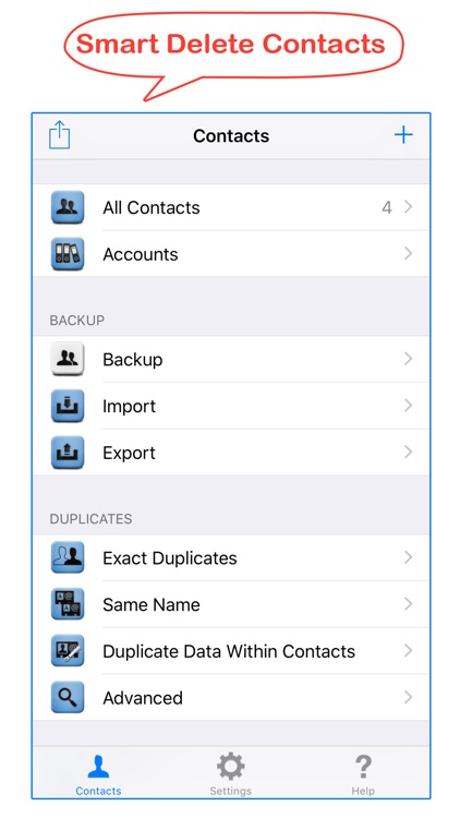 Cleaner - Smart delete merge duplicate contacts