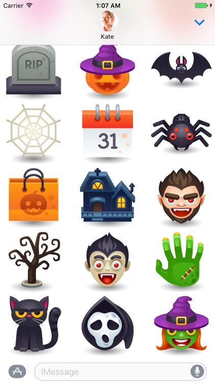 Halloween Pack 6 - Stickers for iMessage