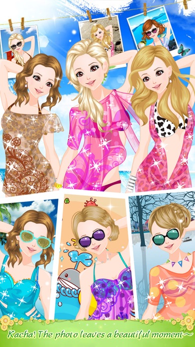 Beach makeup show -  Fun makeover games for kids screenshot 3