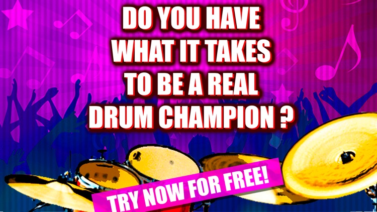 Drum Champion - Learn rhythms, be the best drummer