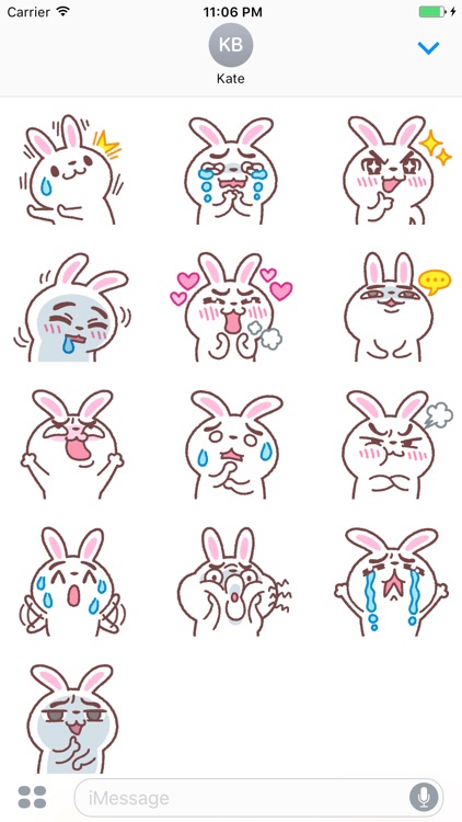 Lill The Funny In Love Bunny Sticker Vol 2