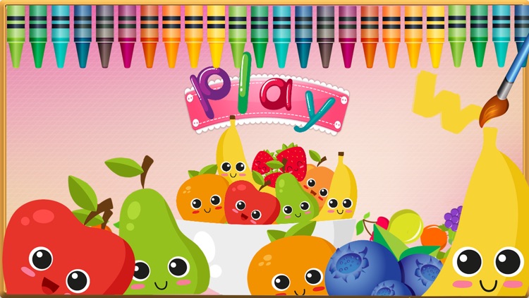 Fruit Vocab & Paint Game - The artstudio for kids