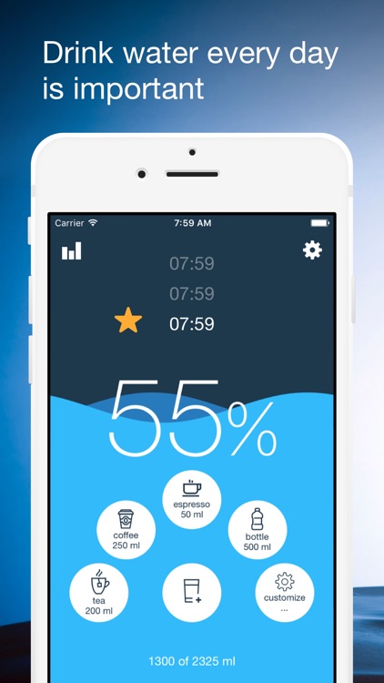 Water Balance - daily drink tracker & reminder screenshot-0