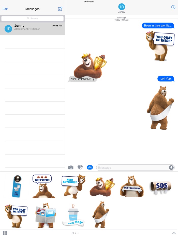 Charmin Pooptastic Stickers