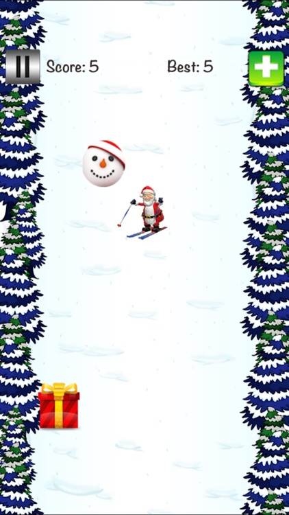 Skiing Santa - Classic Skiing Game