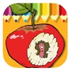 Worm Coloring Book Game For Kids