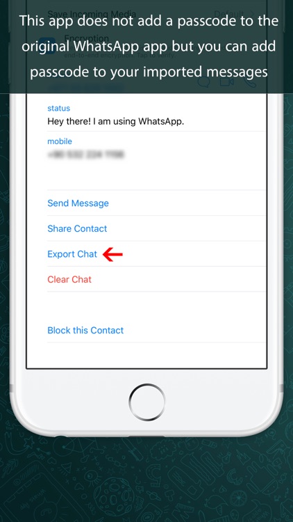 Securely Import Messages for WhatsApp