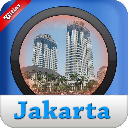 Jakarta Offline Map Travel Explorer icon