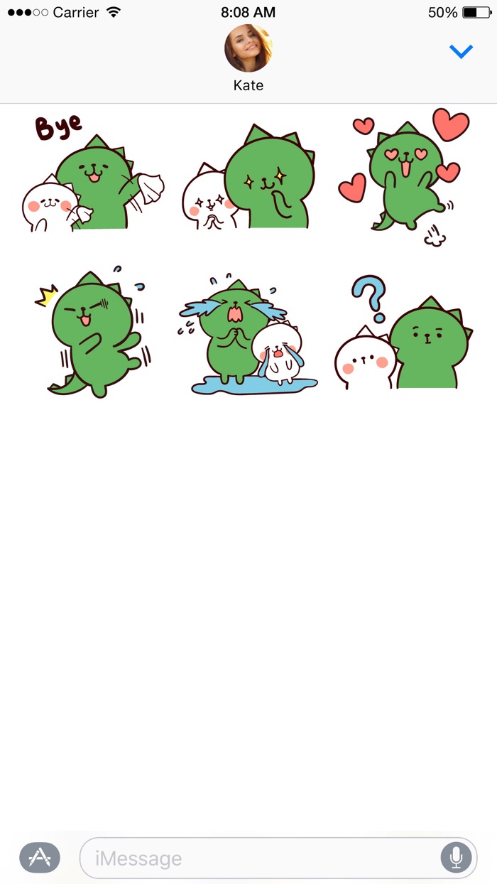 Dino Love stickers