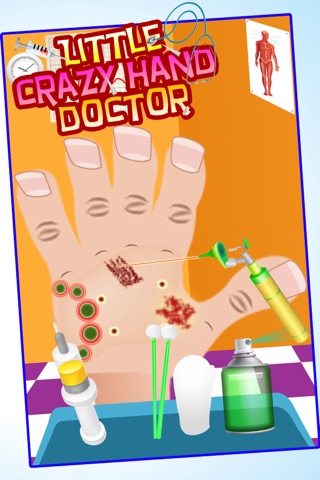 Little Crazy Hand Doctor Games screenshot 2